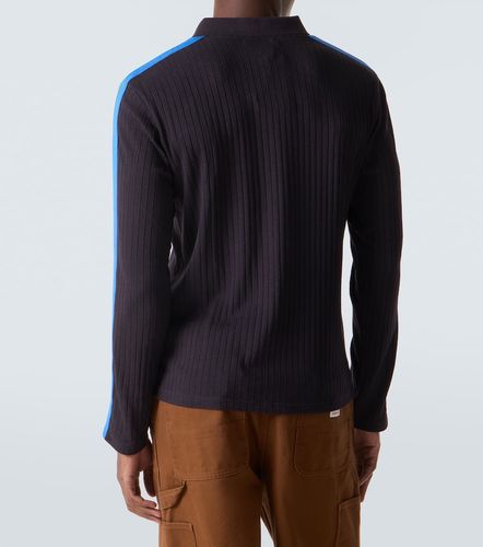Ribbed-knit polo sweater - Wales Bonner - Modalova