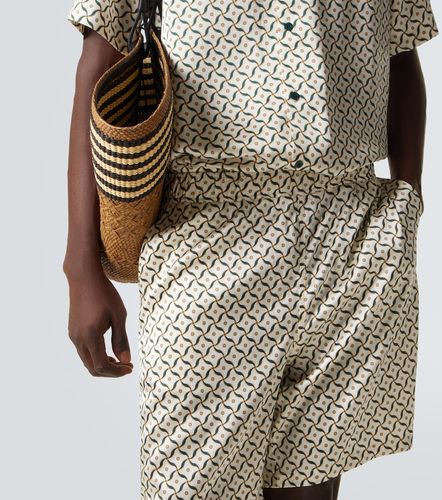 Palma printed silk-blend shorts - Frescobol Carioca - Modalova