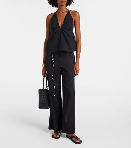 Top Azura de algodón con cuello halter - SIR - Modalova