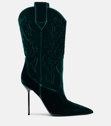 Botas Lidia 105 de terciopelo - Paris Texas - Modalova