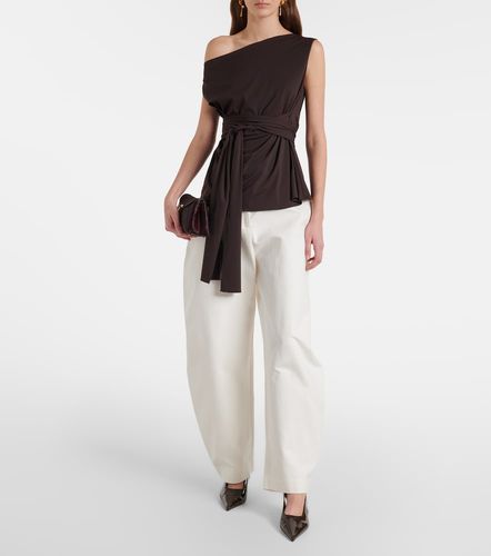 Róhe Pantalones barrel de algodón de tiro alto - Rohe - Modalova