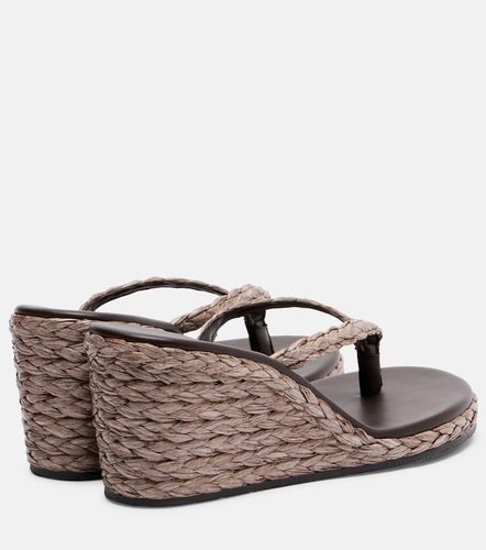 Sandali infradito Etheria in rafia con zeppa - Ancient Greek Sandals - Modalova
