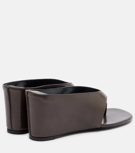 Yaga leather wedge thong sandals - JUDE - Modalova