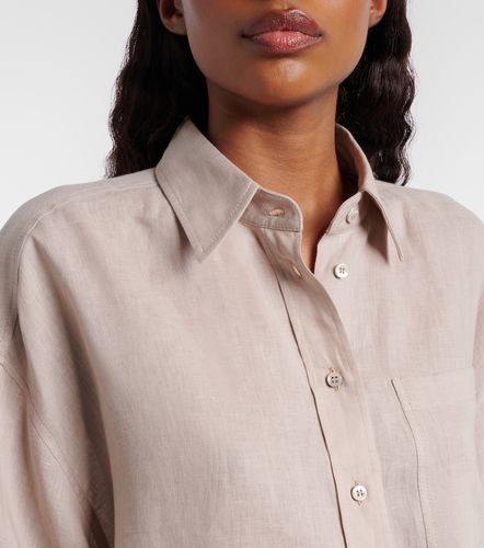 Oversized linen shirt - Brunello Cucinelli - Modalova
