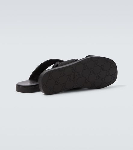 Gucci Logo jacquard sandals - Gucci - Modalova