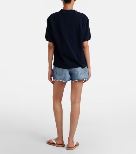 Miu Miu Shorts de denim con flecos - Miu Miu - Modalova