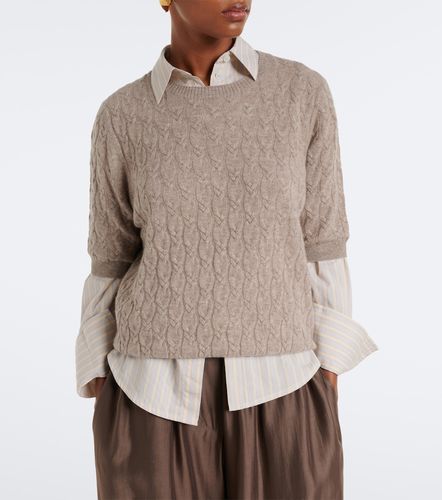 Pullover in cashmere a trecce - Jardin des Orangers - Modalova