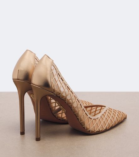 Pumps Lumiere in mesh e pelle - Aquazzura - Modalova