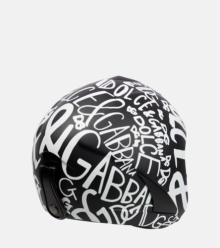 Casco de esquí estampado con logo - Dolce&Gabbana - Modalova