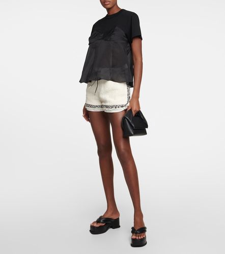 Sacai Drawstring tweed shorts - Sacai - Modalova