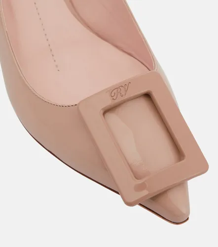 Virgule leather slingback pumps - Roger Vivier - Modalova
