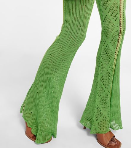 Pantaloni flared Disco in cotone - Roberta Einer - Modalova