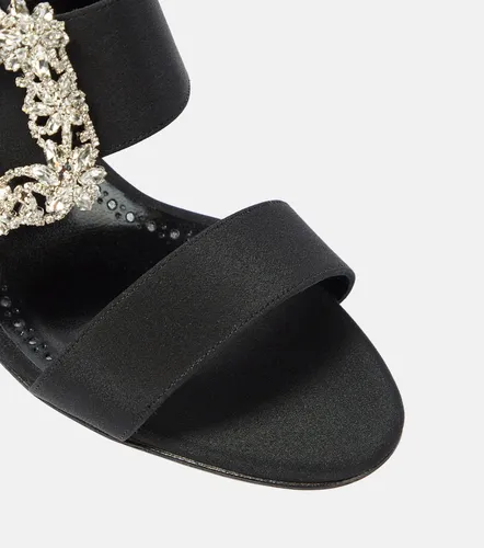 Gable embellished satin sandals - Manolo Blahnik - Modalova