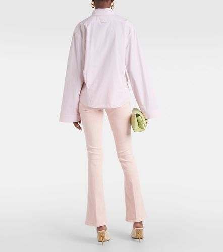 Camicia cropped in misto cotone - Victoria Beckham - Modalova