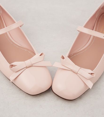 Romance Bow patent leather Mary Jane flats - Valentino Garavani - Modalova