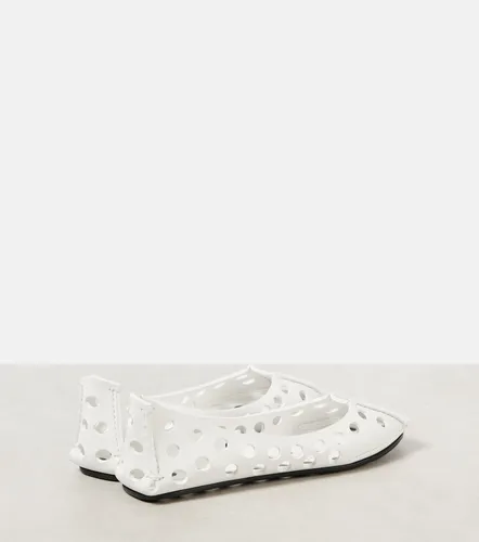 Alaia Perfo leather ballet flats - Alaia - Modalova