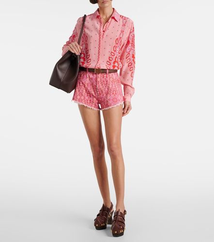 Etro Shorts de denim estampados - Etro - Modalova