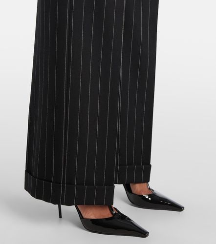 Striped wool straight pants - Dolce&Gabbana - Modalova