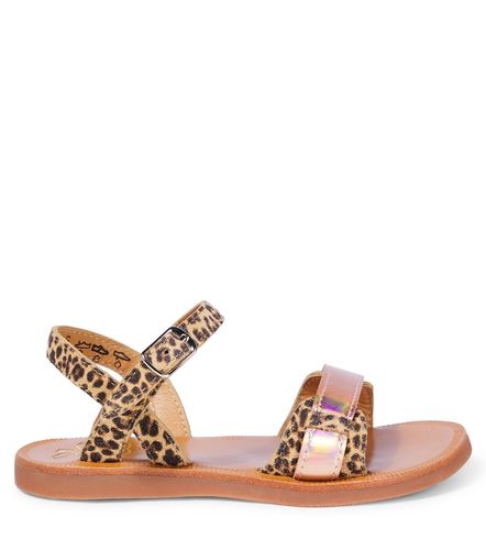 Sandalias Avignon de piel con estampado - Pom d'Api - Modalova