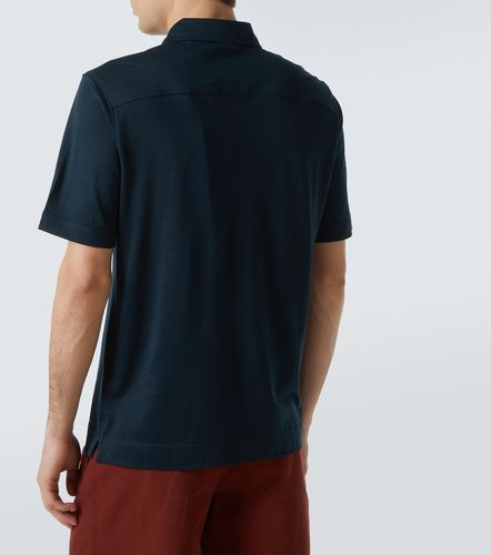 Zegna Polo in cotone e seta - Zegna - Modalova