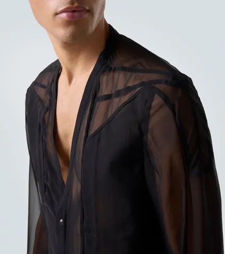 Camicia semitrasparente in seta - Rick Owens - Modalova