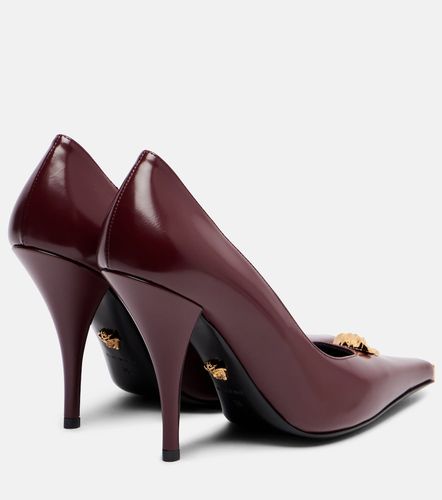 Versace La Medusa 105 leather pumps - Versace - Modalova