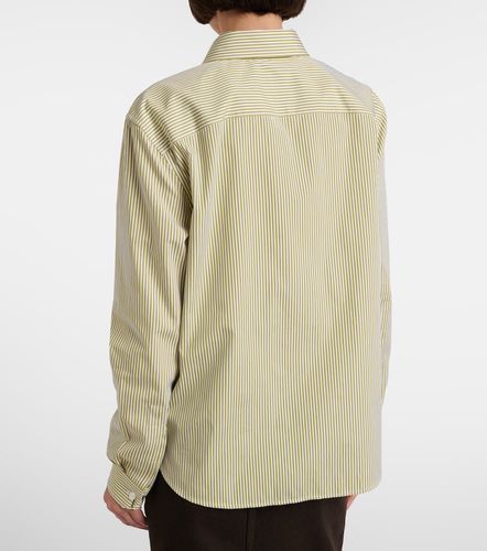 Camicia in cotone a righe - Saint Laurent - Modalova
