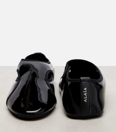 Alaïa Bailarinas Criss Cross con piel - Alaia - Modalova