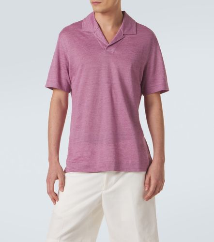Zegna Polo de lino - Zegna - Modalova