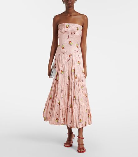 Abito bustier Kaia in raso - Emilia Wickstead - Modalova
