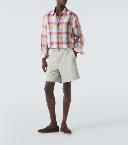Camisa Daybreak de lino a cuadros - God's True Cashmere - Modalova