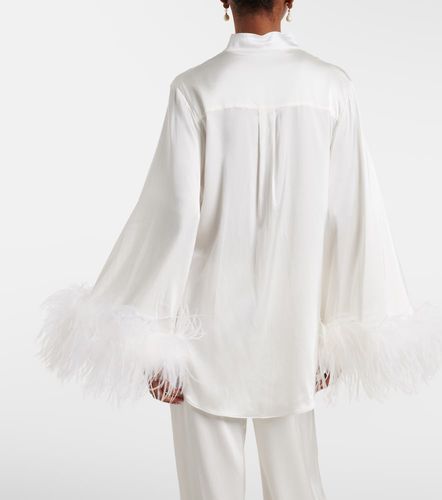 Oséree Sposa – Camicia in satin con piume - Oseree - Modalova