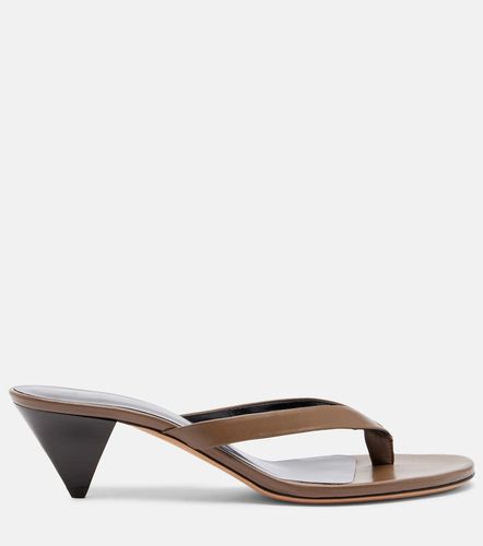 JUDE Rooty leather thong sandals - JUDE - Modalova