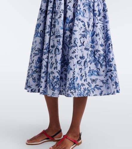 Erdem Abito midi in cotone a righe - Erdem - Modalova
