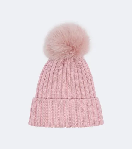 Ribbed-knit virgin wool beanie - Moncler - Modalova