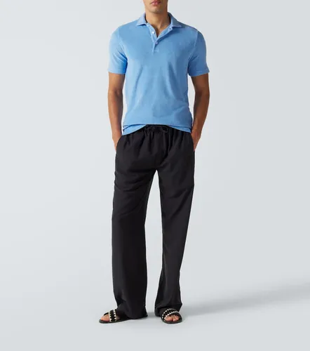 Fedeli Cotton terry polo shirt - Fedeli - Modalova
