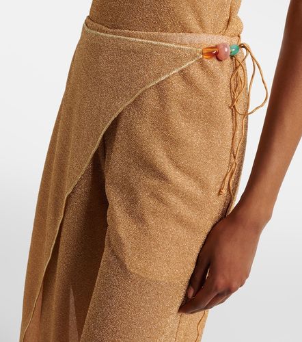 Lumiere beaded wide-leg pants - Oseree - Modalova