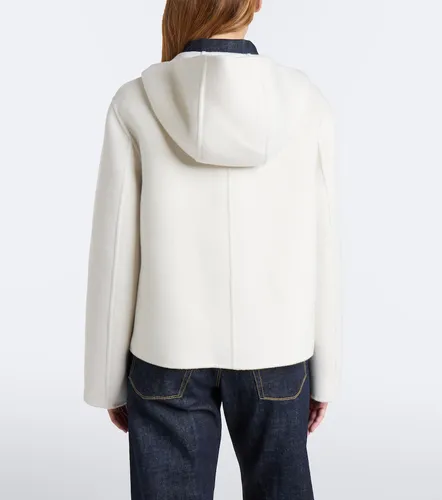 Chaqueta de lana y seda con capucha - Fendi - Modalova