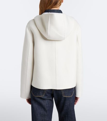 Giacca in lana e seta con cappuccio - Fendi - Modalova