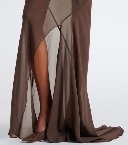 Oryx georgette maxi skirt - De La Vali - Modalova
