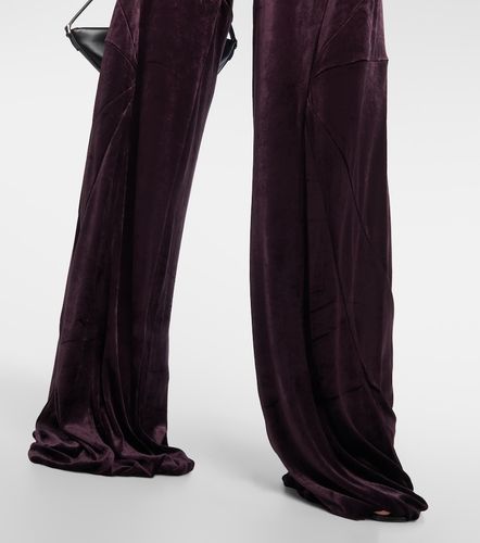 Pantaloni a gamba larga in velluto - Rick Owens - Modalova
