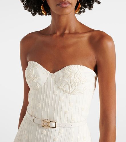 Besticktes Midikleid aus Cady - Elie Saab - Modalova