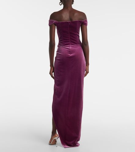 Alex Perry Bustier-Robe aus Samt - Alex Perry - Modalova