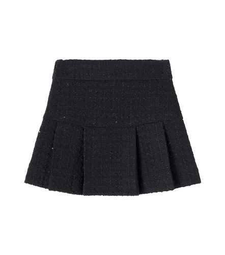 Monnalisa Falda de tweed plisada - Monnalisa - Modalova
