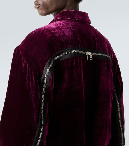 Bomberjacke aus Samt - Dries Van Noten - Modalova