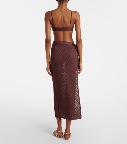 Dawn knitted wrap skirt - Melissa Odabash - Modalova