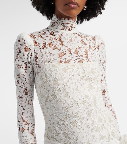 Vestido de novia Bodita de encaje en mezcla de algodón - De La Vali - Modalova