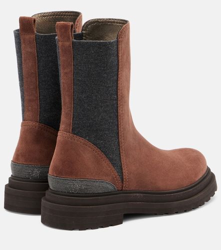 Monili suede Chelsea boots - Brunello Cucinelli - Modalova
