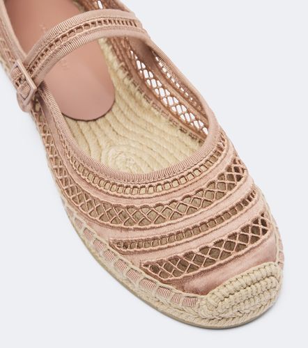 Espadrillas Mary Jane in raso traforate - Tory Burch - Modalova