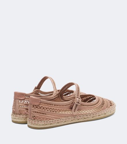 Espadrillas Mary Jane in raso traforate - Tory Burch - Modalova